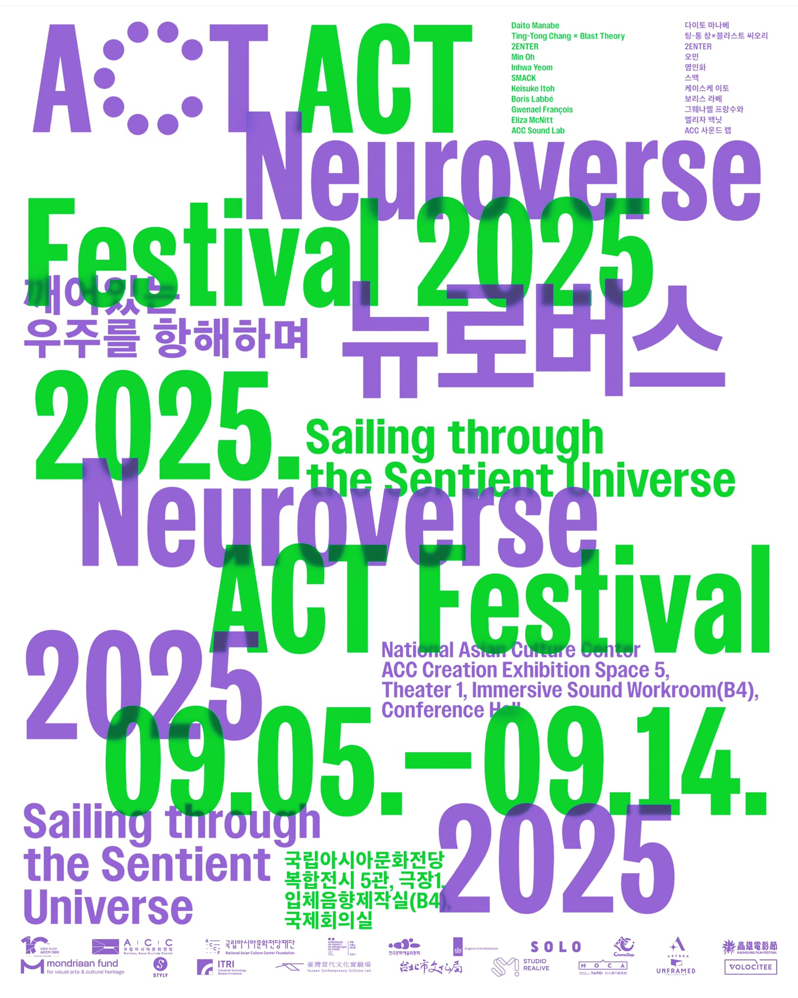 Serving as a jury member and moderator at ACT Festival 2025, "Neuroverse: Sailing Through The Sentient Universe"